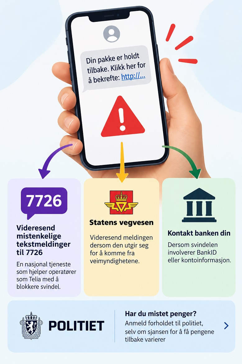 Hvor melder du fra om svindelforsøk